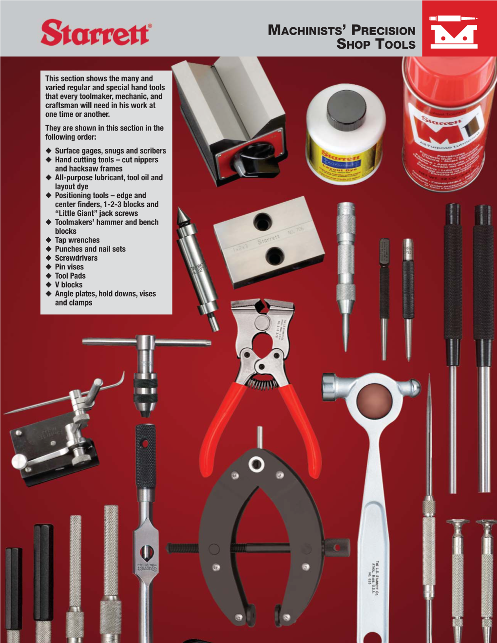 Machinists' Precision Shop Tools