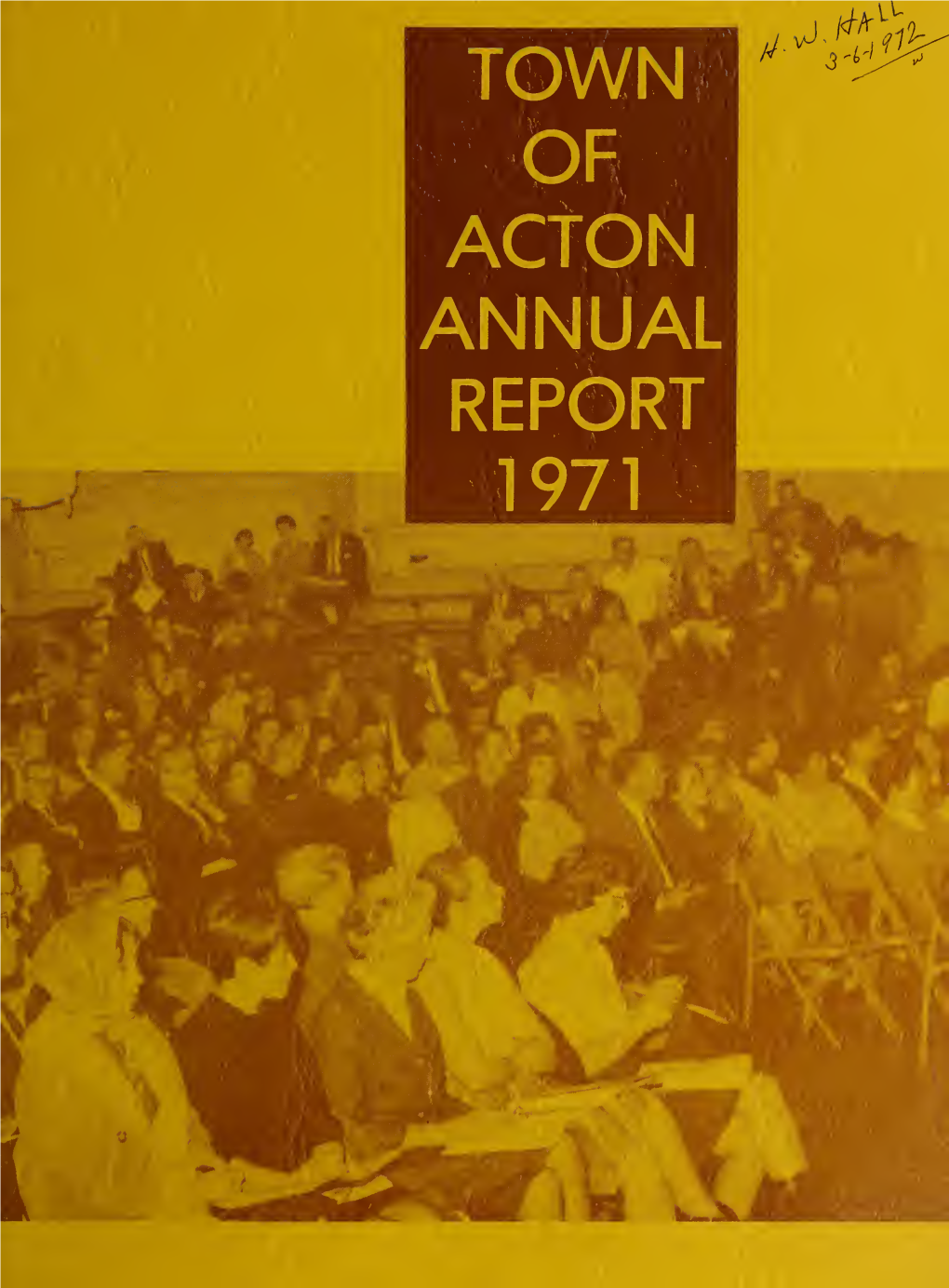 Annual Reports, Town of Acton, Massachusetts