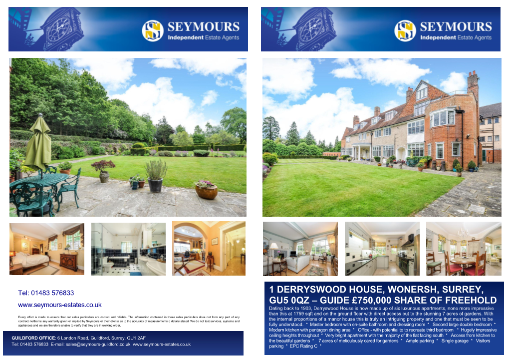 1 Derryswood House, Wonersh