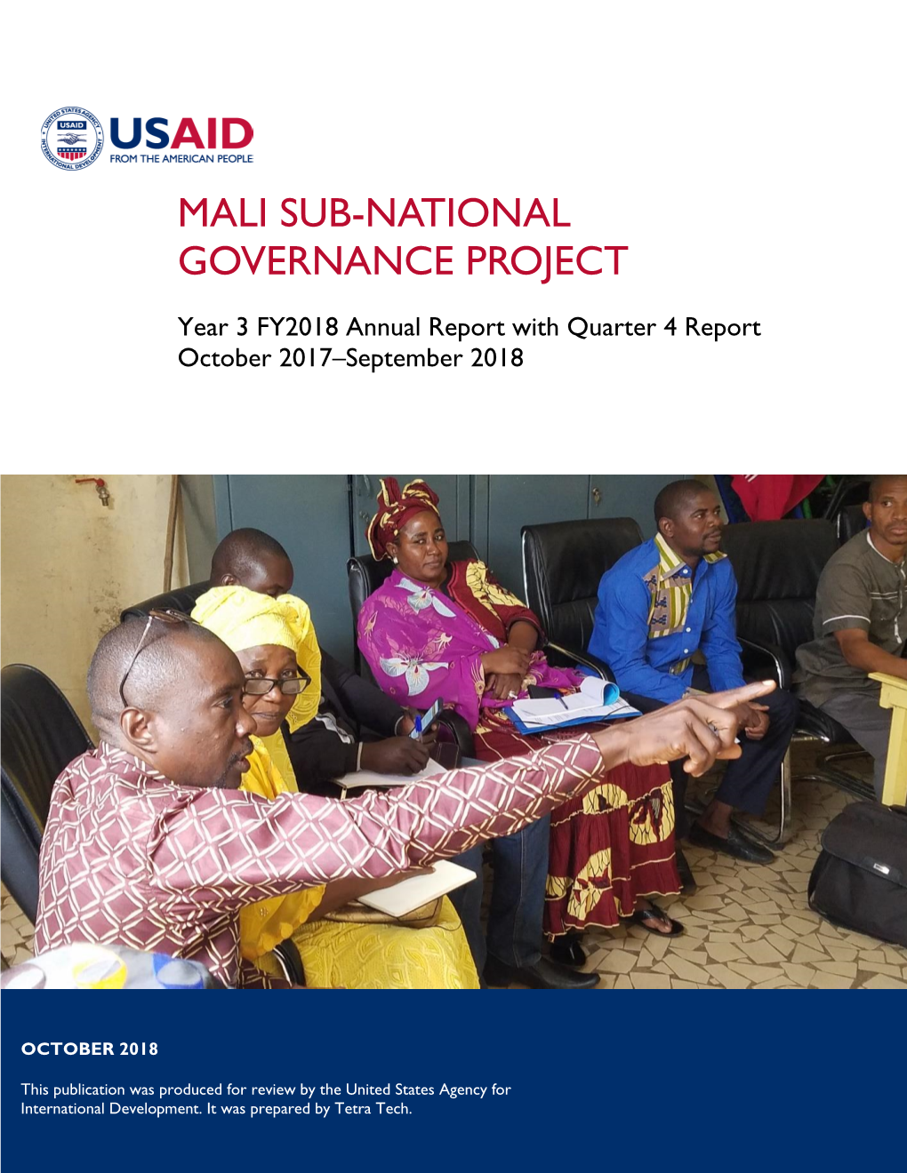 Mali Sub-National Governance Project