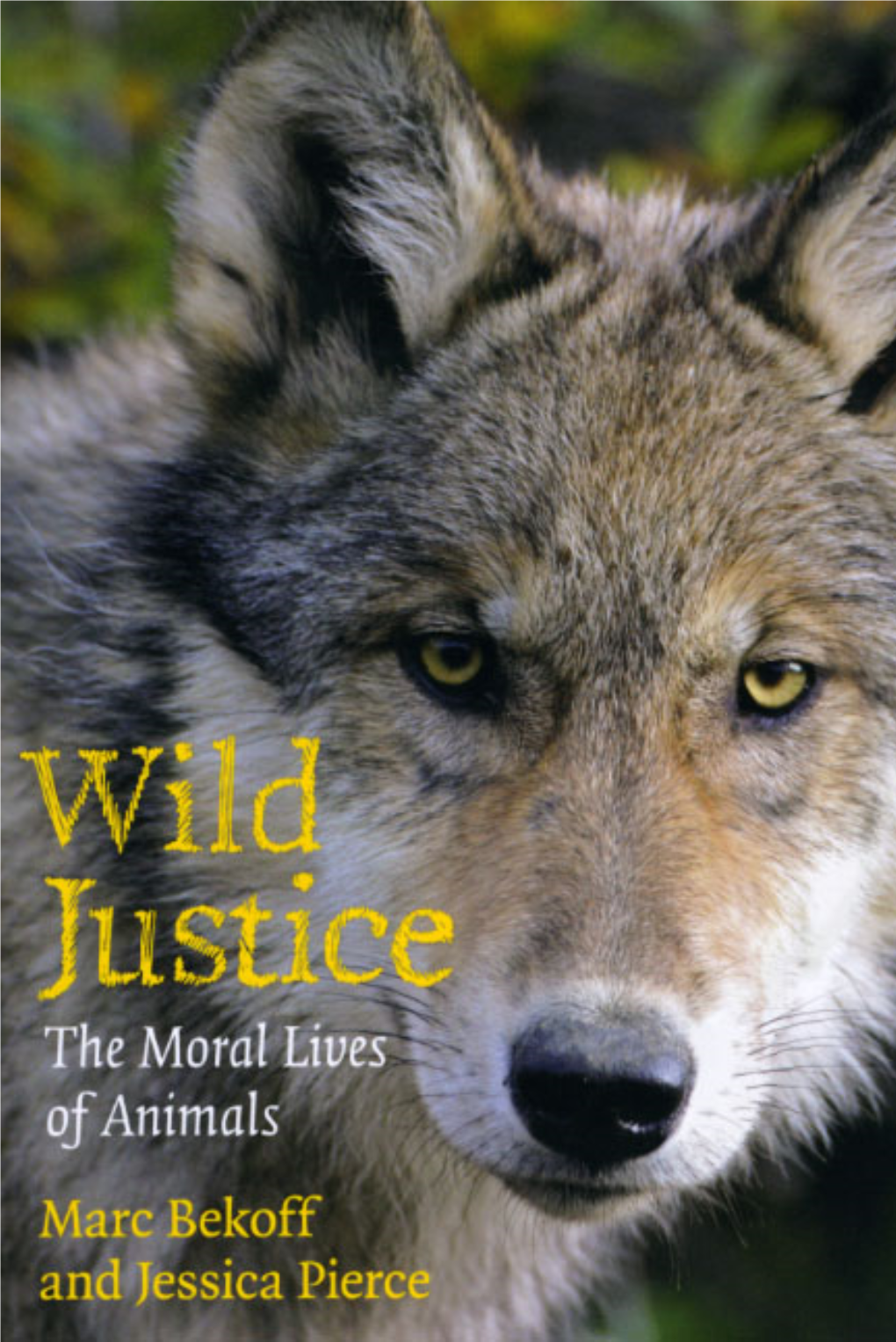 Wild Justice: the Moral Lives of Animals