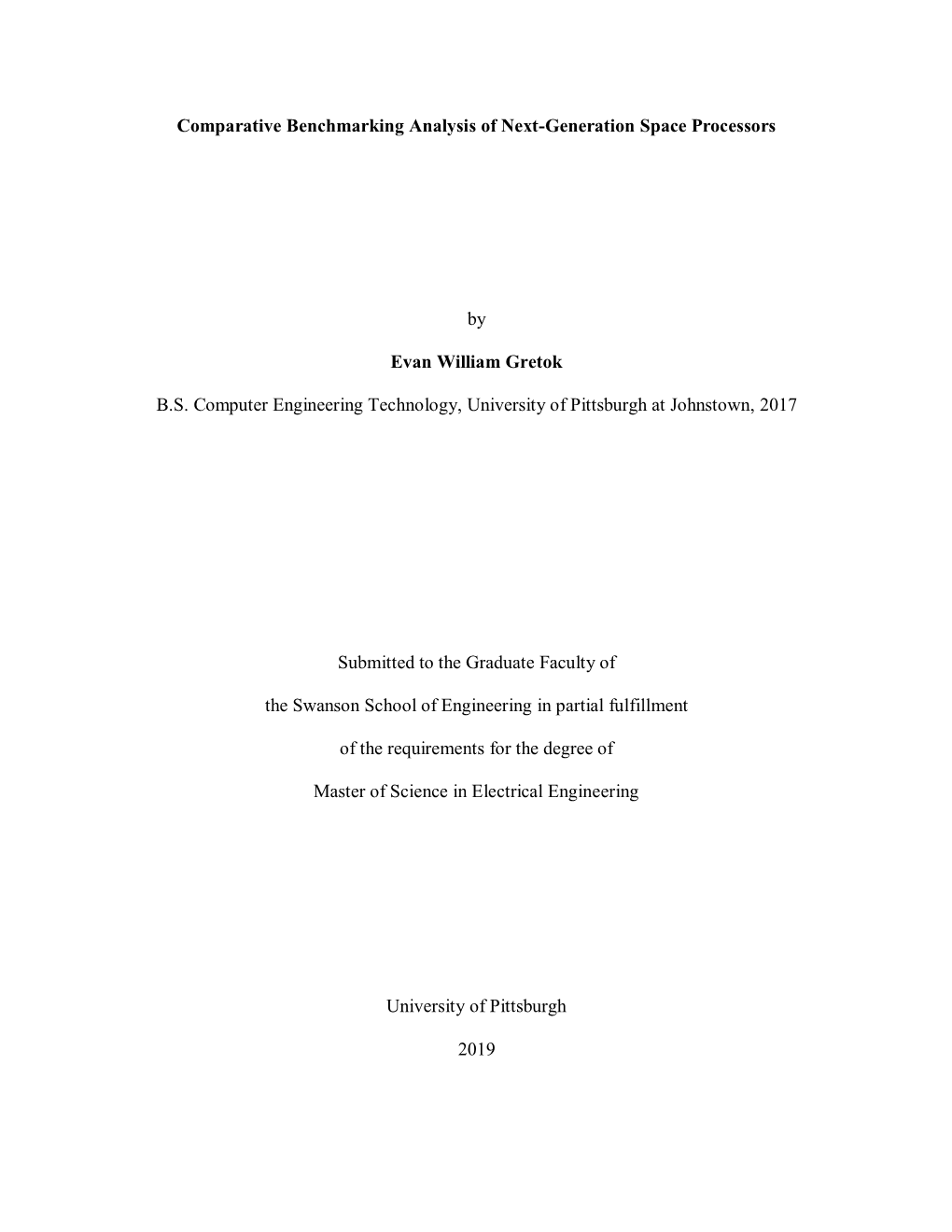 Comparative Benchmarking Analysis of Next-Generation Space Processors