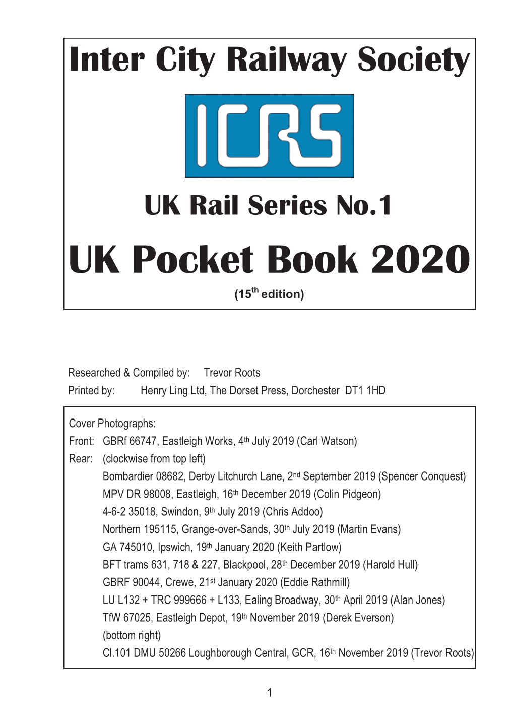 UK Pocket Book 2020