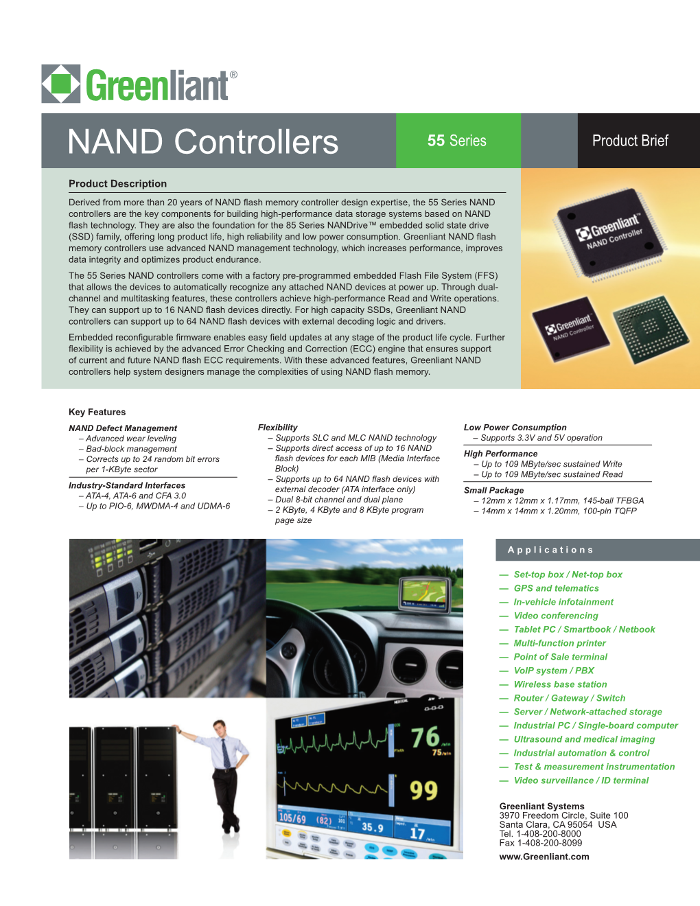 NAND Controllers 55 Series Product Brief