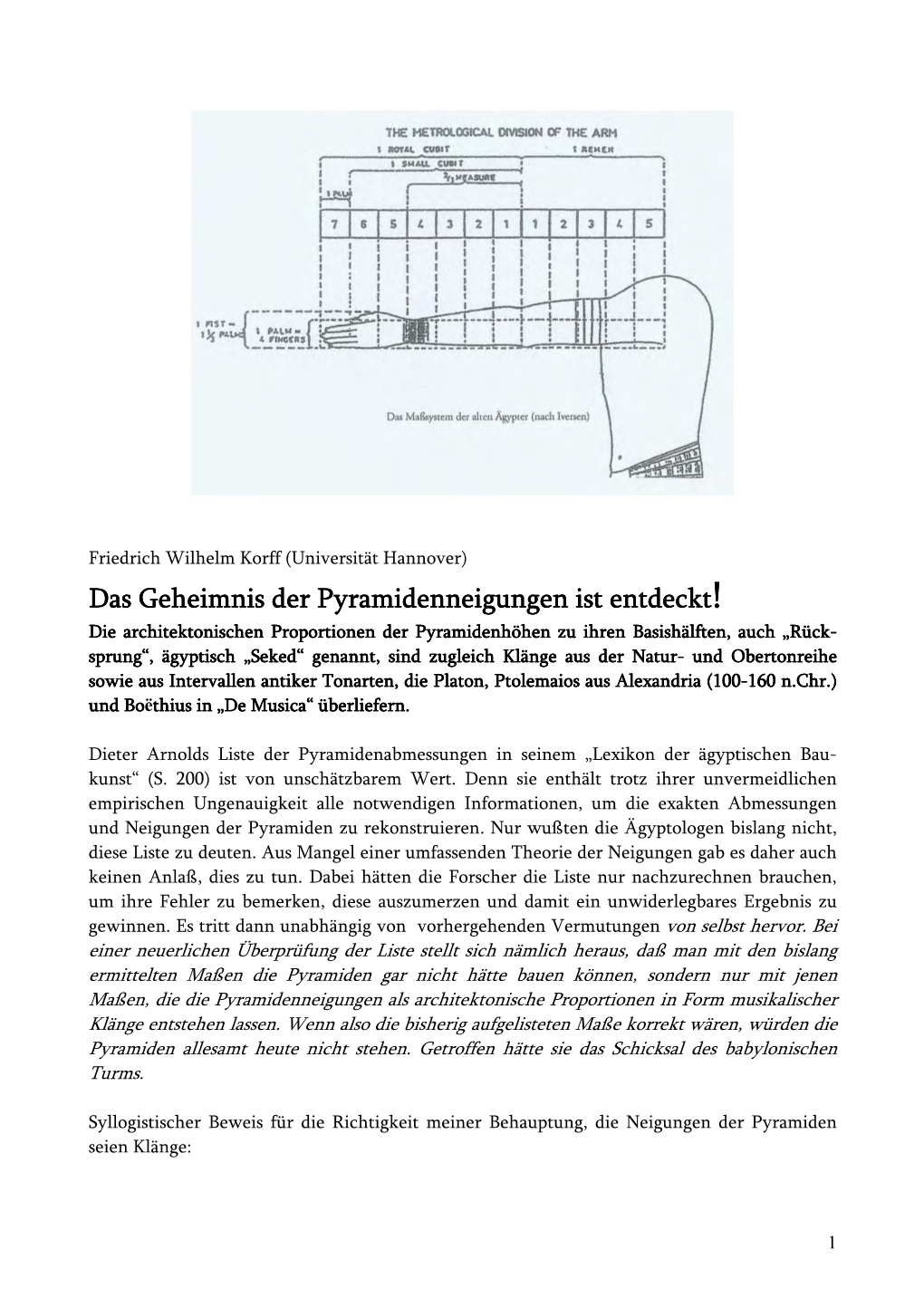 Das Geheimnis Der Pyramidenneigungen Ist Entdeckt