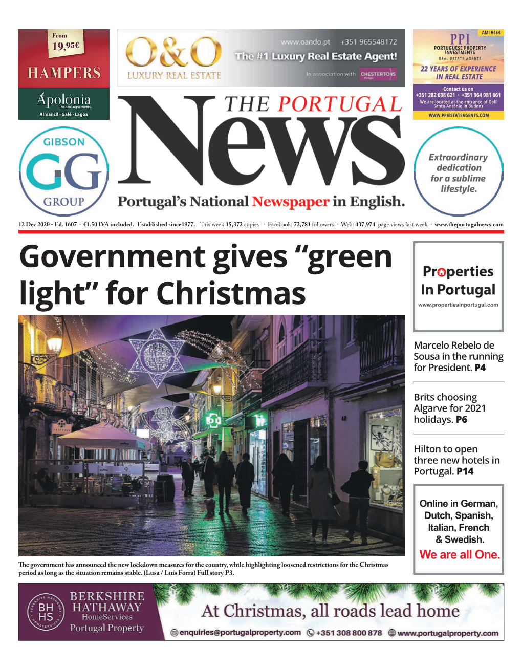 Government Gives “Green Light” for Christmas