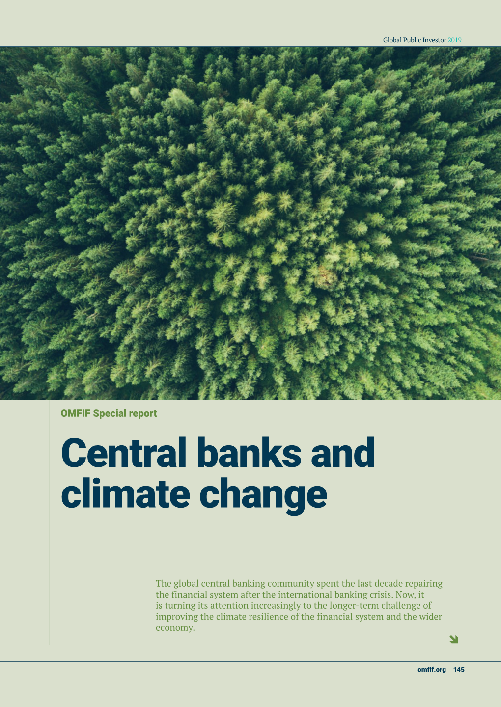 Entral Banks and Climate Change