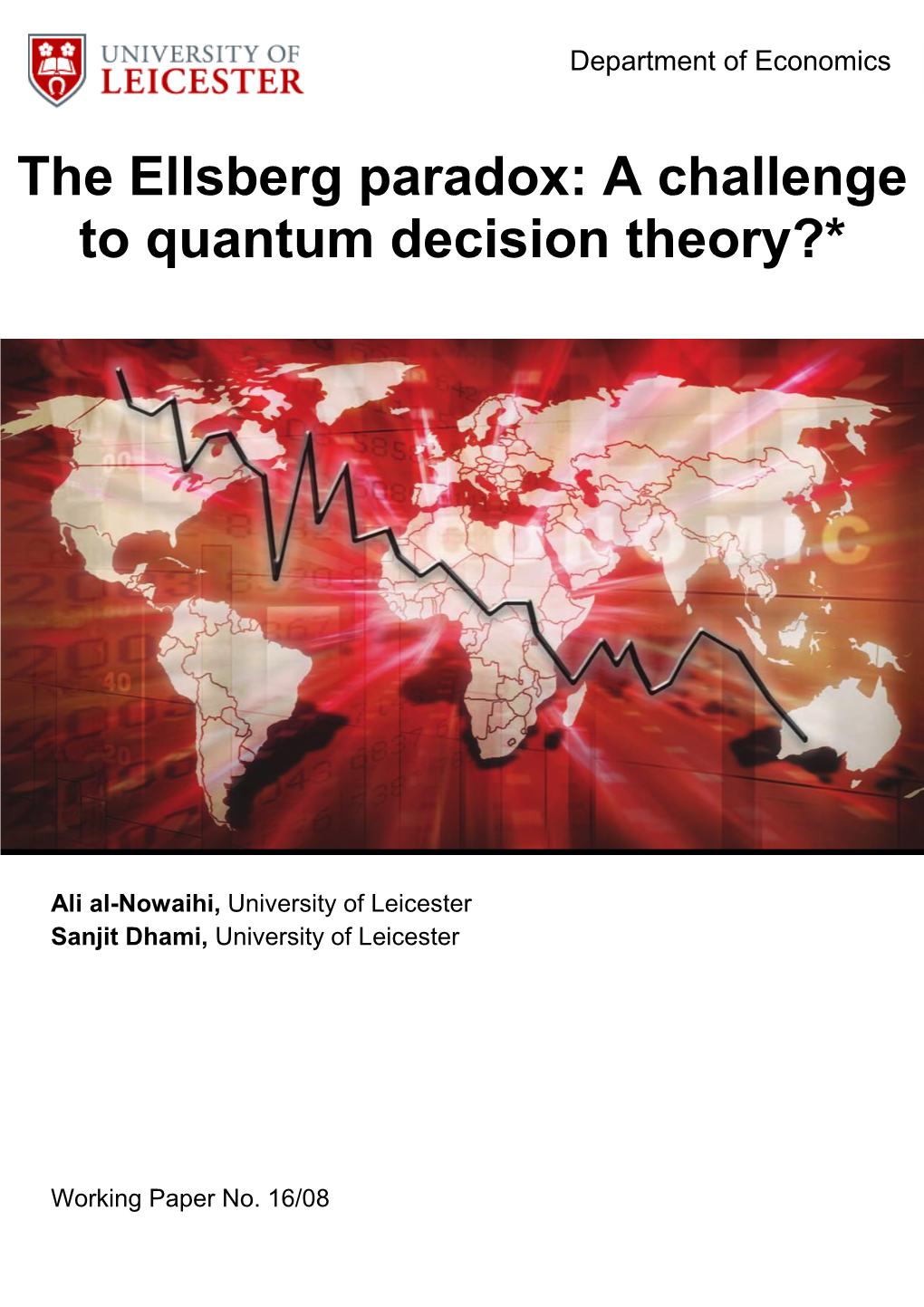 The Ellsberg Paradox: a Challenge to Quantum Decision Theory?*