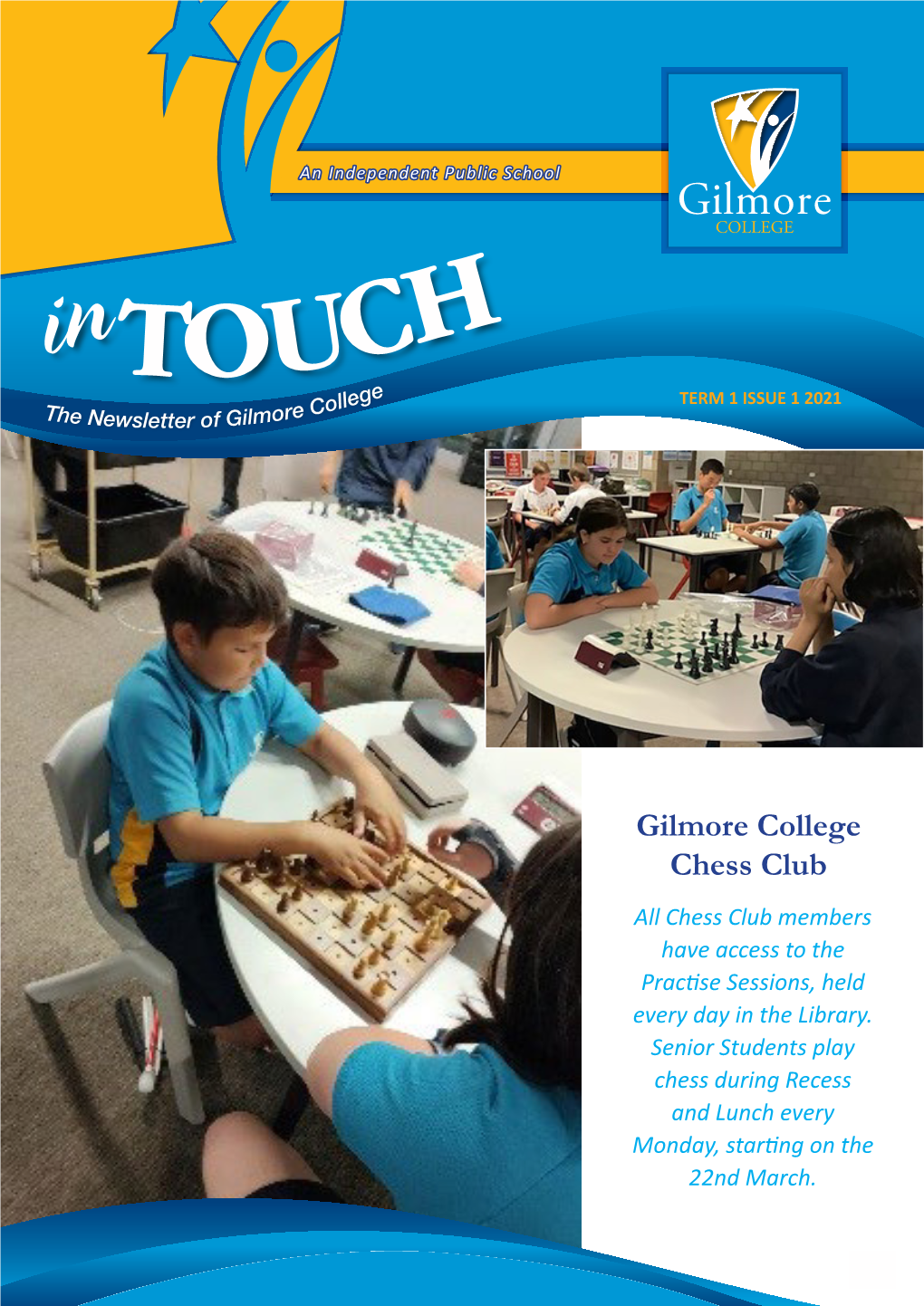 1 Gilmore College Chess Club