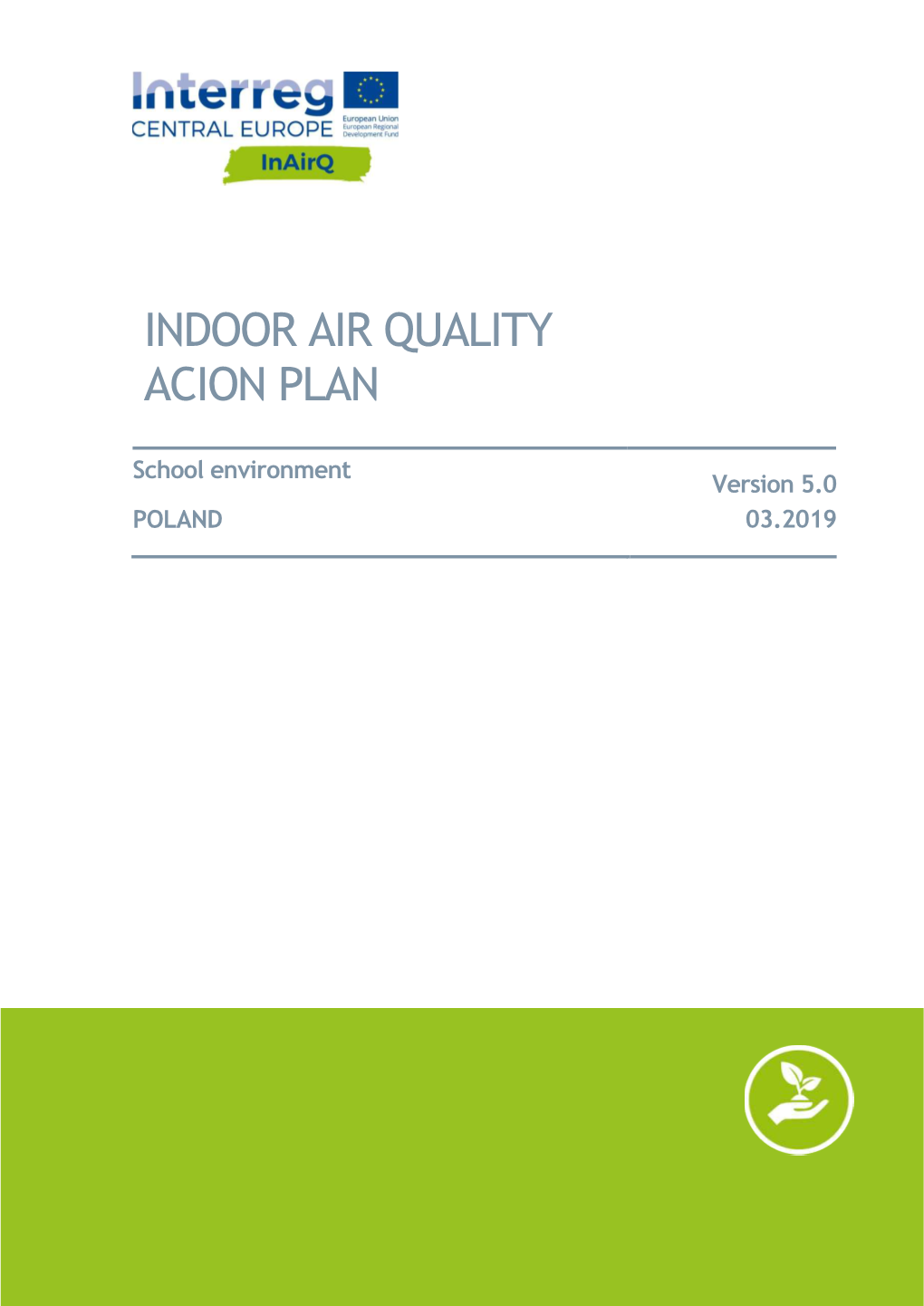 Indoor Air Quality Acion Plan Indoor Air Quality