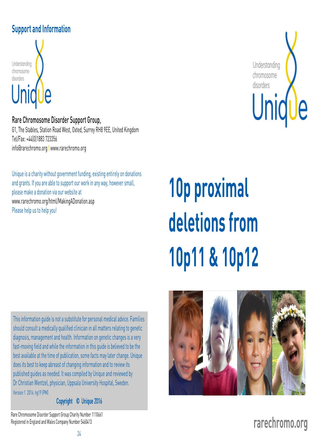 10P Proximal Deletions from 10P11 and 10P12 FTNP