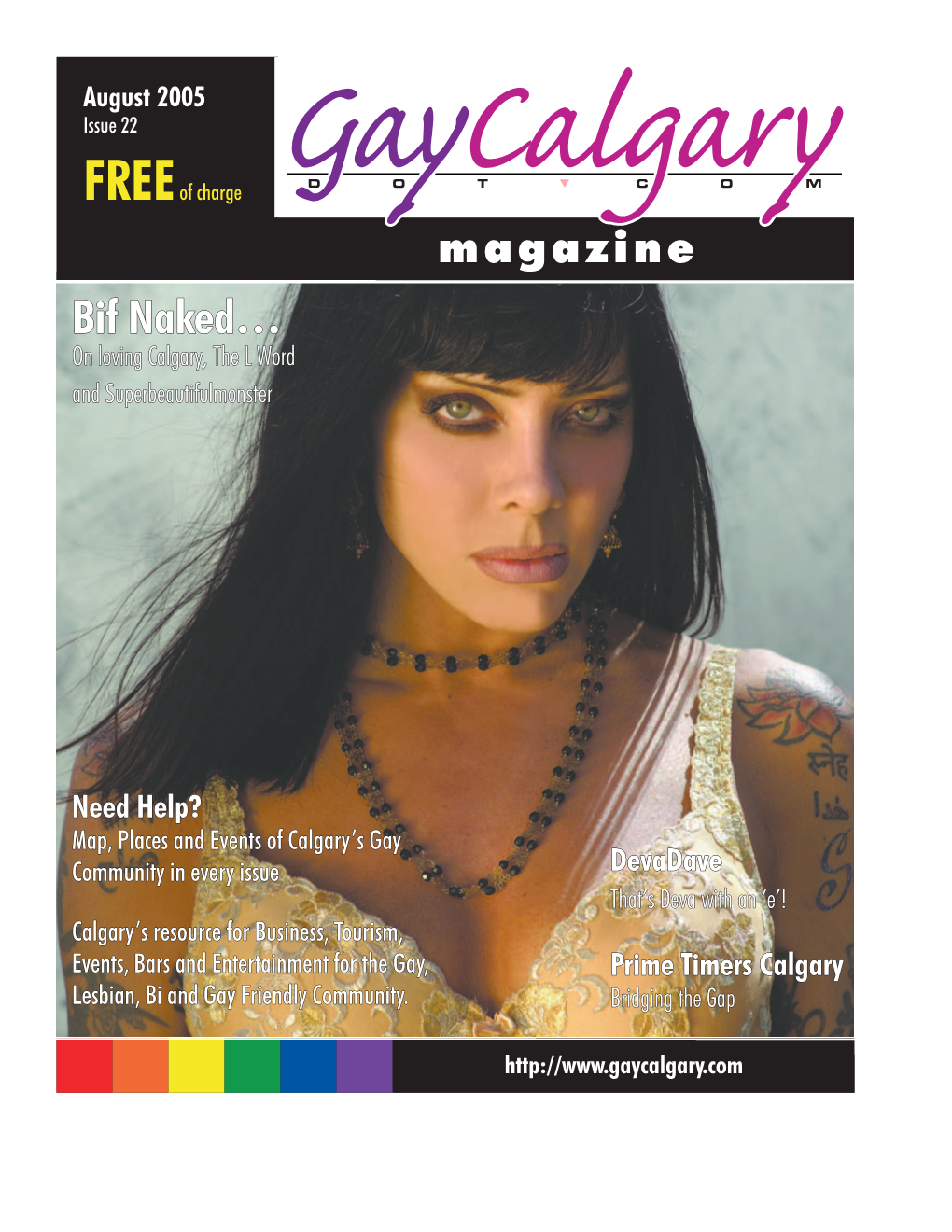 Bif Naked… Necessarily Gay, Lesbian, Bi, Bi-Curious Or Trans on Loving Calgary, the L Word and Superbeautifulmonster Gendered