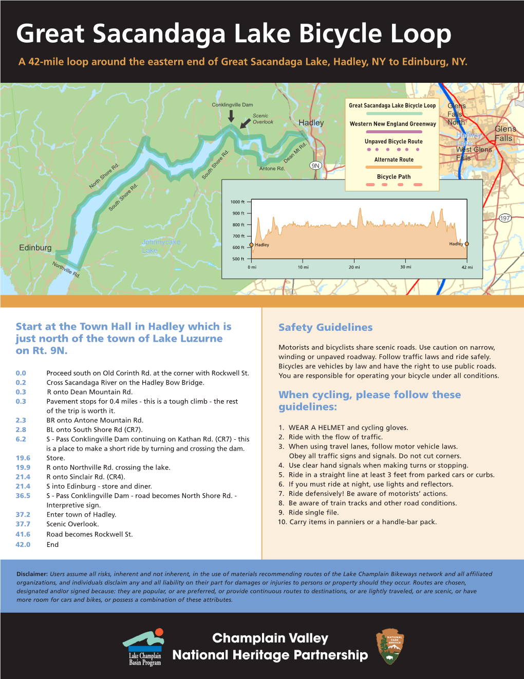 Great Sacandaga Lake Bicycle Loop