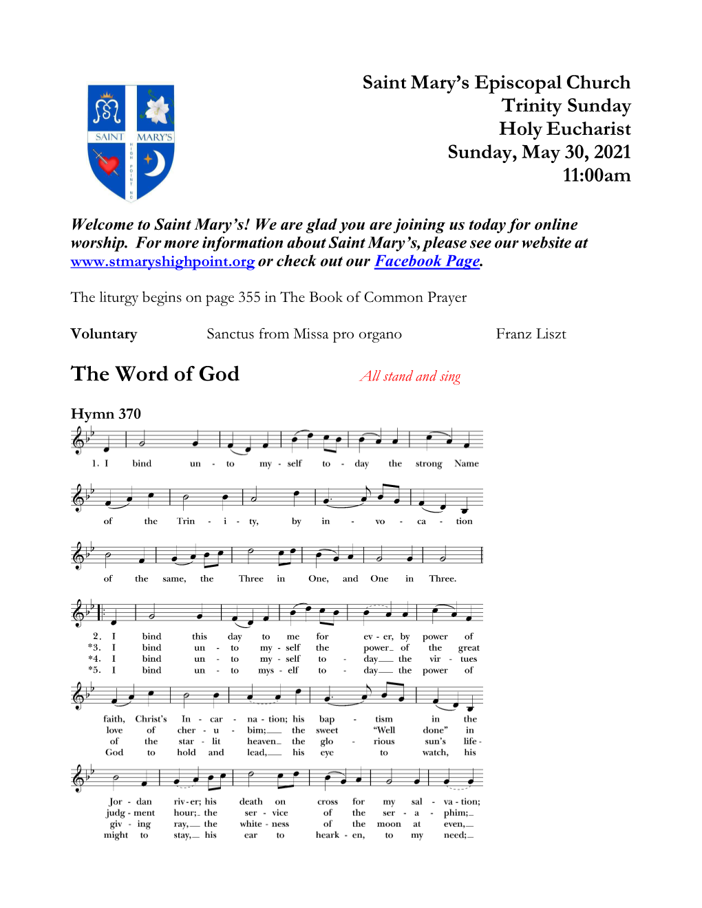 The Word of God All Stand and Sing