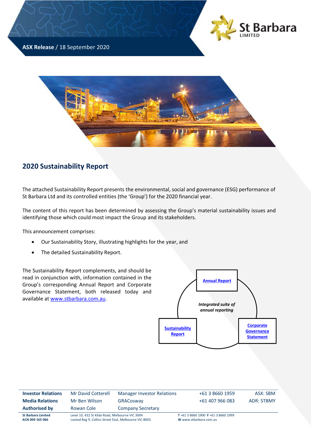 2020 Sustainability Report