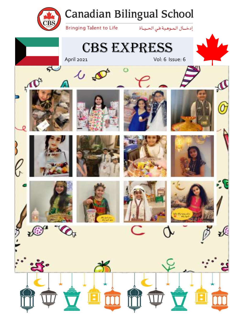 CBS EXPRESS April 2021 Vol: 6 Issue: 6 2 CBS EXPRESS Vol: 6 | Issue # 6 JK’S Writing