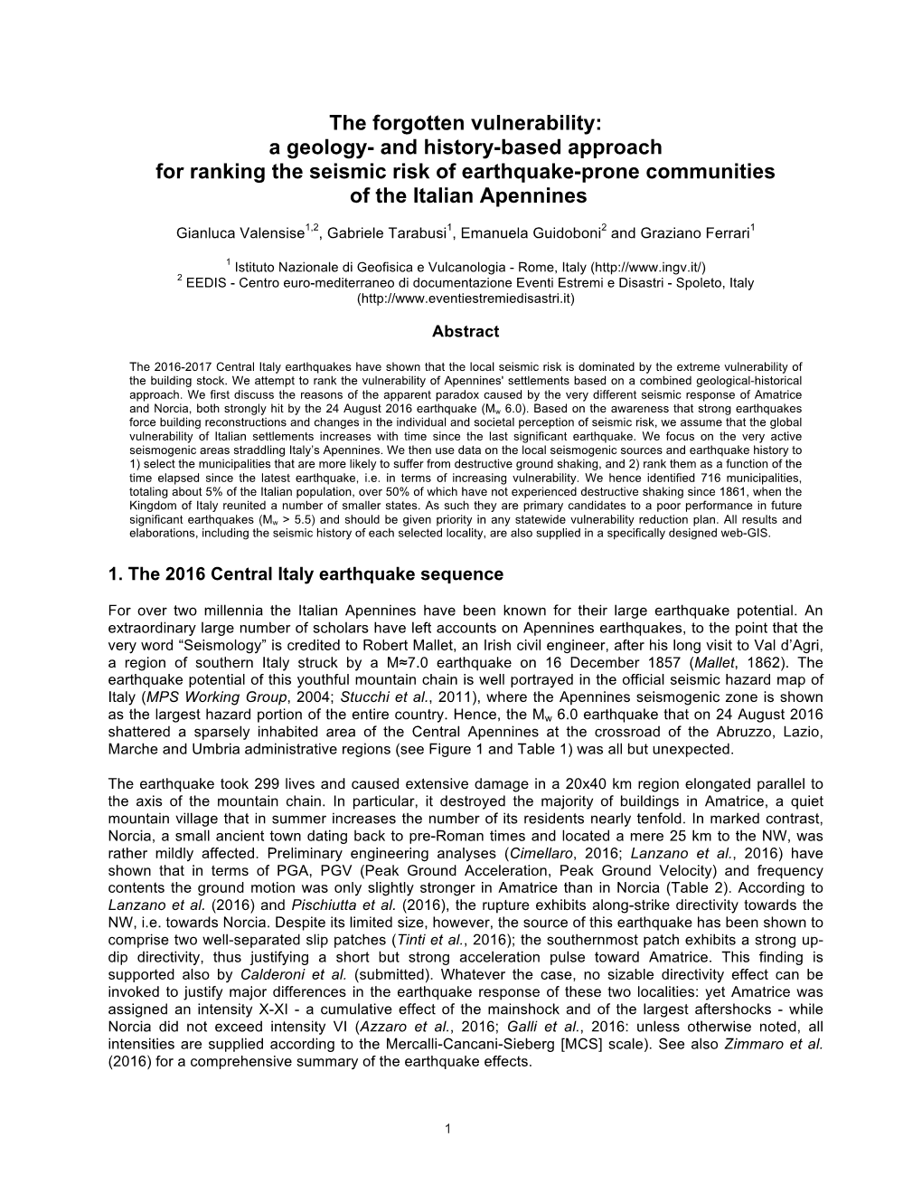 Valensise at Al. IJRDR 2017 Preprint Version.Pdf