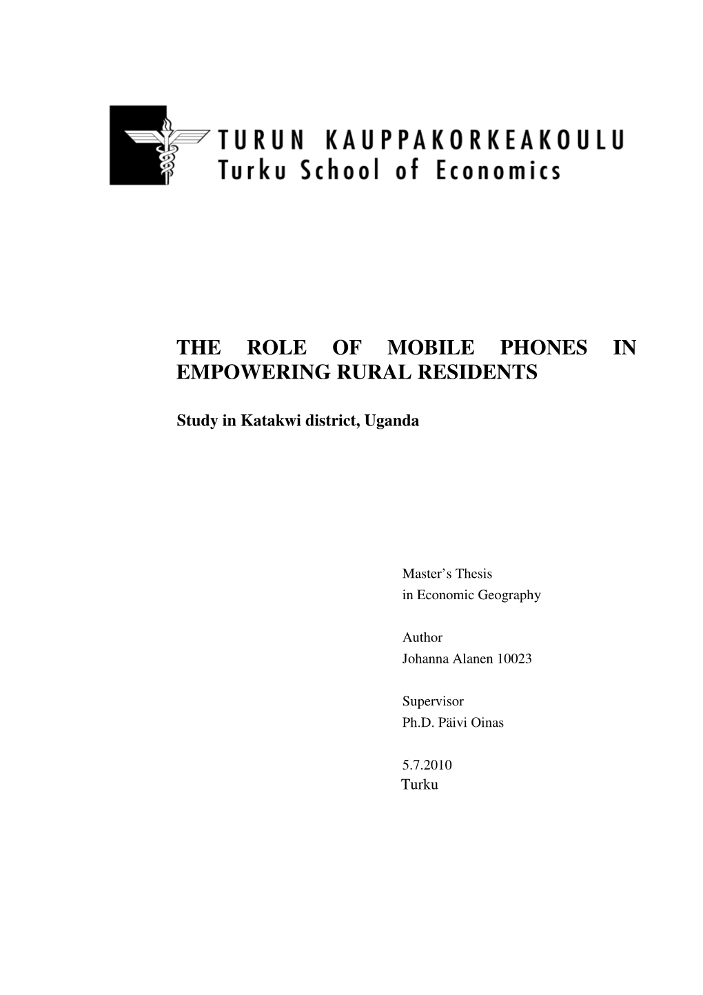 The Role of Mobile Phones in Empowering Rural Residents
