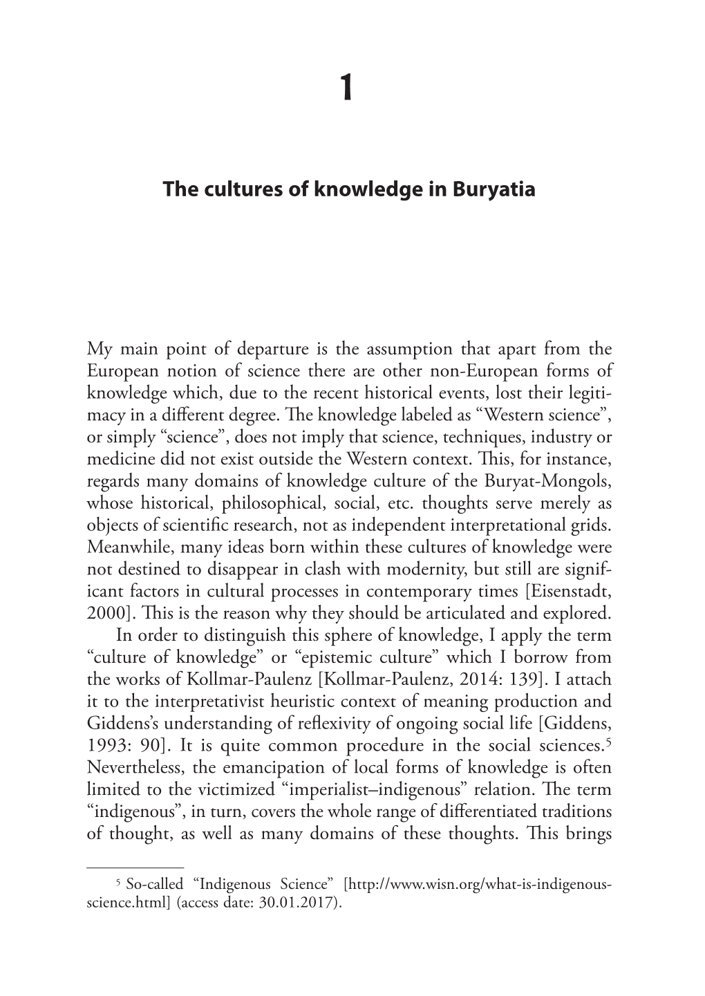 The Cultures of Knowledge in Buryatia