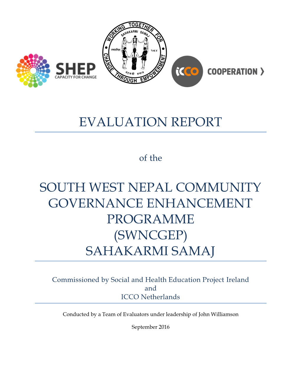 Evaluation Report