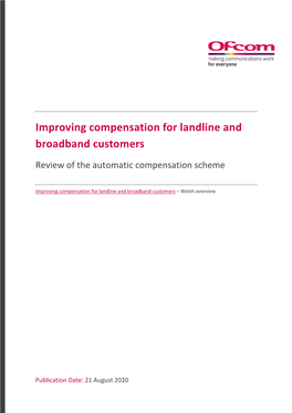 Review of the Automatic Compensation Scheme