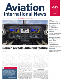 Garmin Reveals Autoland Feature Rotorcraft Industry Slams Possible by Matt Thurber NYC Helo Ban Page 45