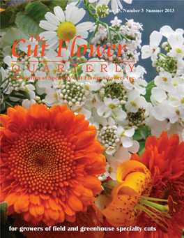 The Cut Flower Quarterly Judy Marriott Laushman, Editor