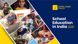 School Education in India 2021