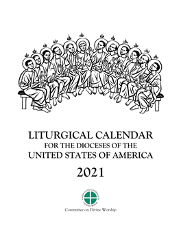 2021 Liturgical Calendar