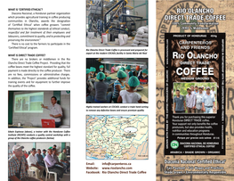 Rio Olancho Direct Trade Coffee