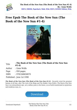 Free Epub the Book of the New Sun (The Book of the New Sun #1-4)
