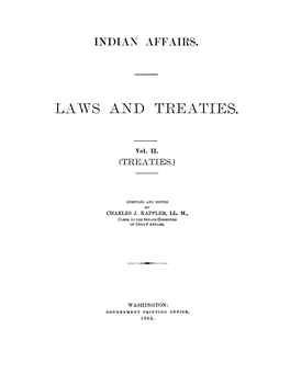 Laws An-D Treaties