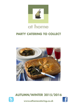 Party Catering to Collect Autumn/Winter 2015/2016