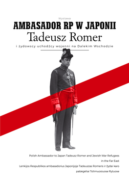 Tadeusz Romer I Żydowscy Uchodźcy Wojenni Na Dalekim Wschodzie