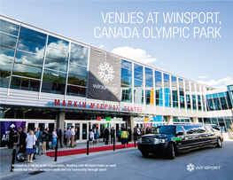 Venues at Winsport, Canada Olympic Park