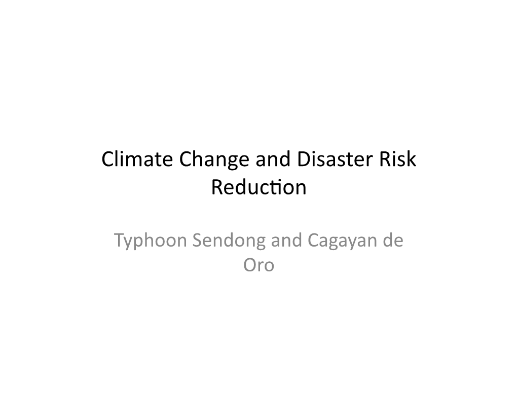 Climate Change and DRR Case Study.Pptx