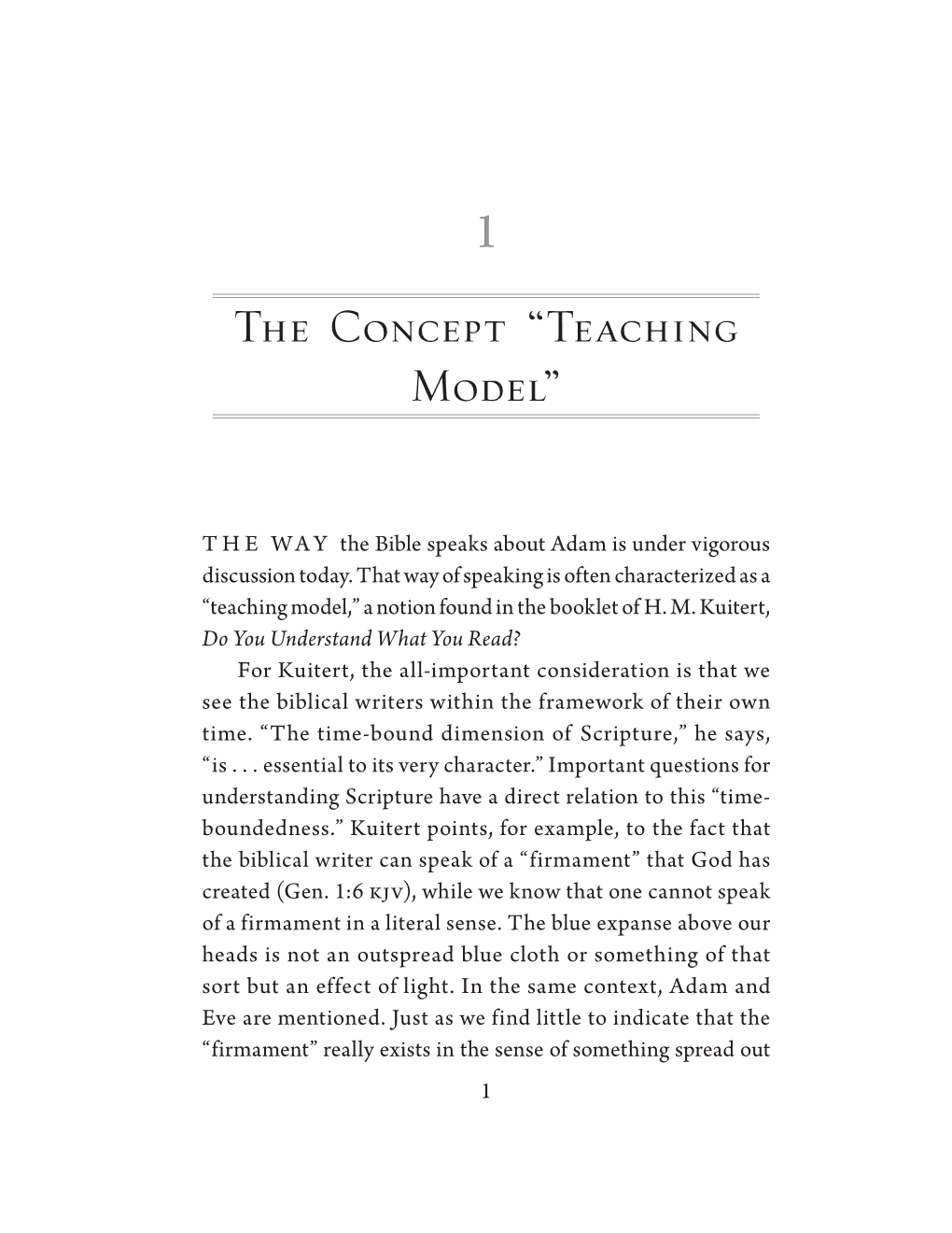 1 the Concept “Teaching Model”