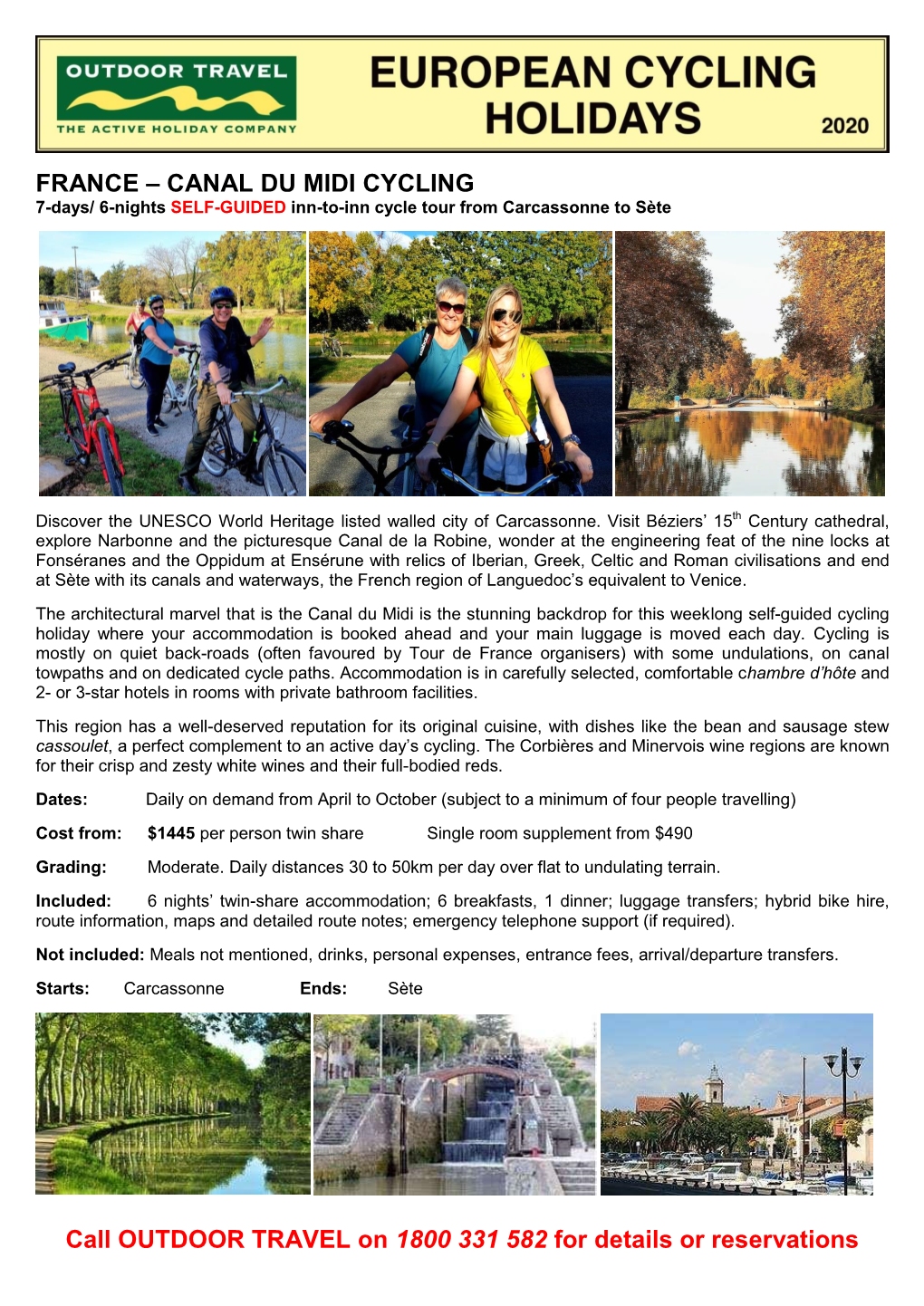 Canal Du Midi Sg Cycling