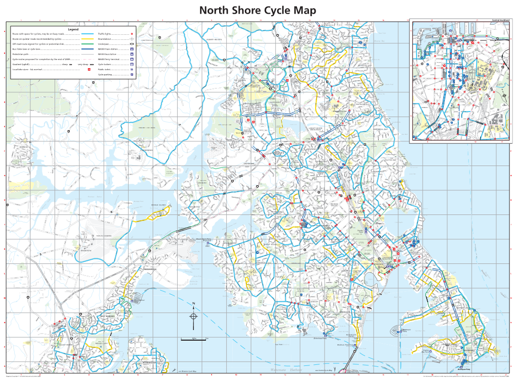 North Shore Cycle Map RAE R N E R AVE