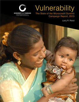 Vulnerability the State of the Microcredit Summit Campaign Report, 2013