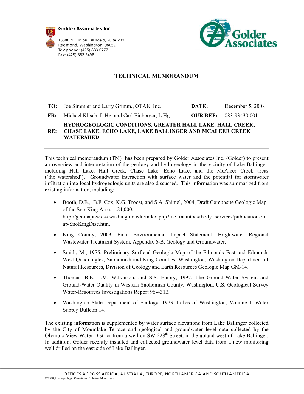 Technical Memorandum