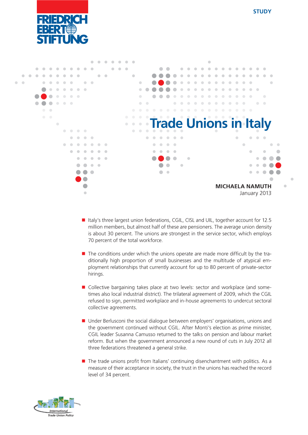 Trade Unions in Italy