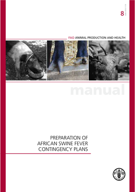 PREPARATION of AFRICAN SWINE FEVER CONTINGENCY PLANS Cover Photographs