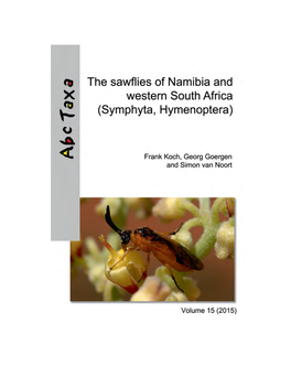 The Sawflies of Namibia and Western South Africa (Symphyta, Hymenoptera)