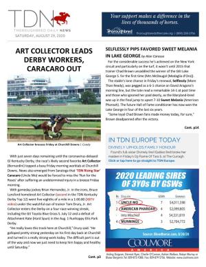 Art Collector Leads Derby Workers, Caracaro