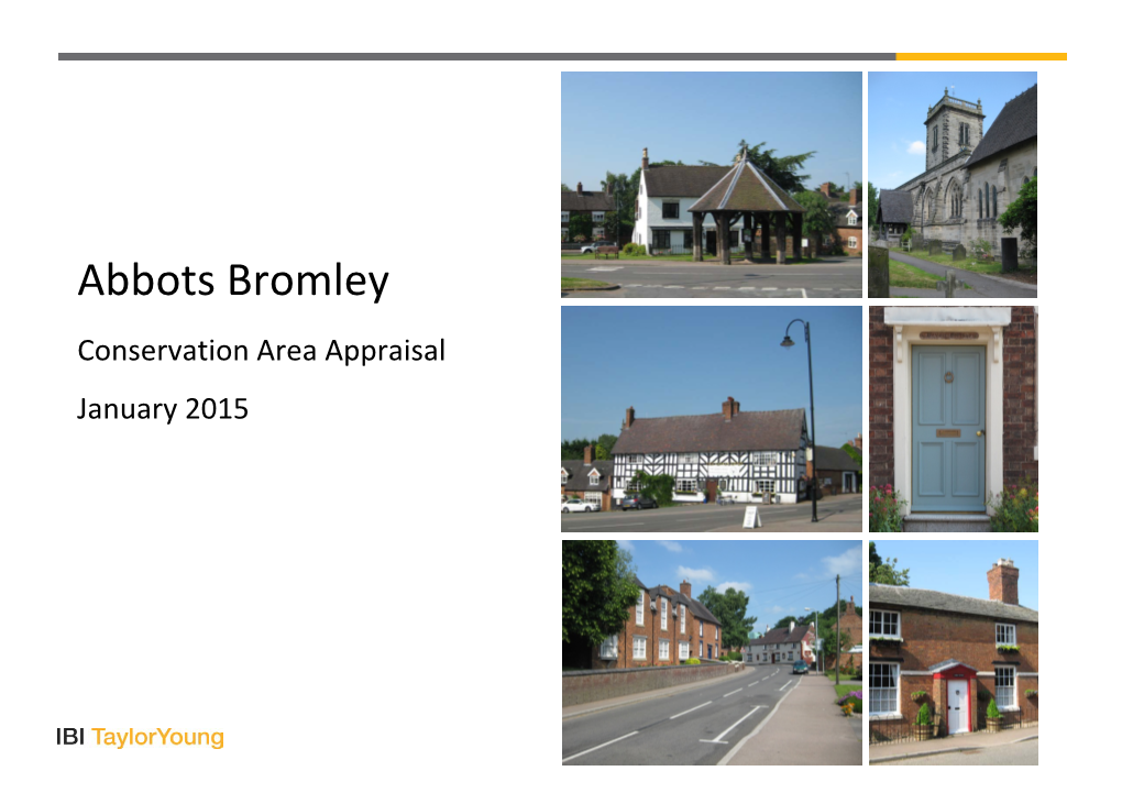 Abbots Bromley Conservation Area Appraisal January 2015