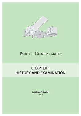 Part 1 – Clinical Skills