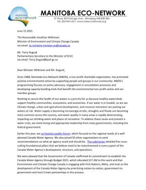 Letter to Minister Wilkinson and MP Terry Duguid Expressing Our