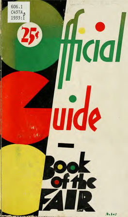 Official Guide : Book of the Fair, 1933