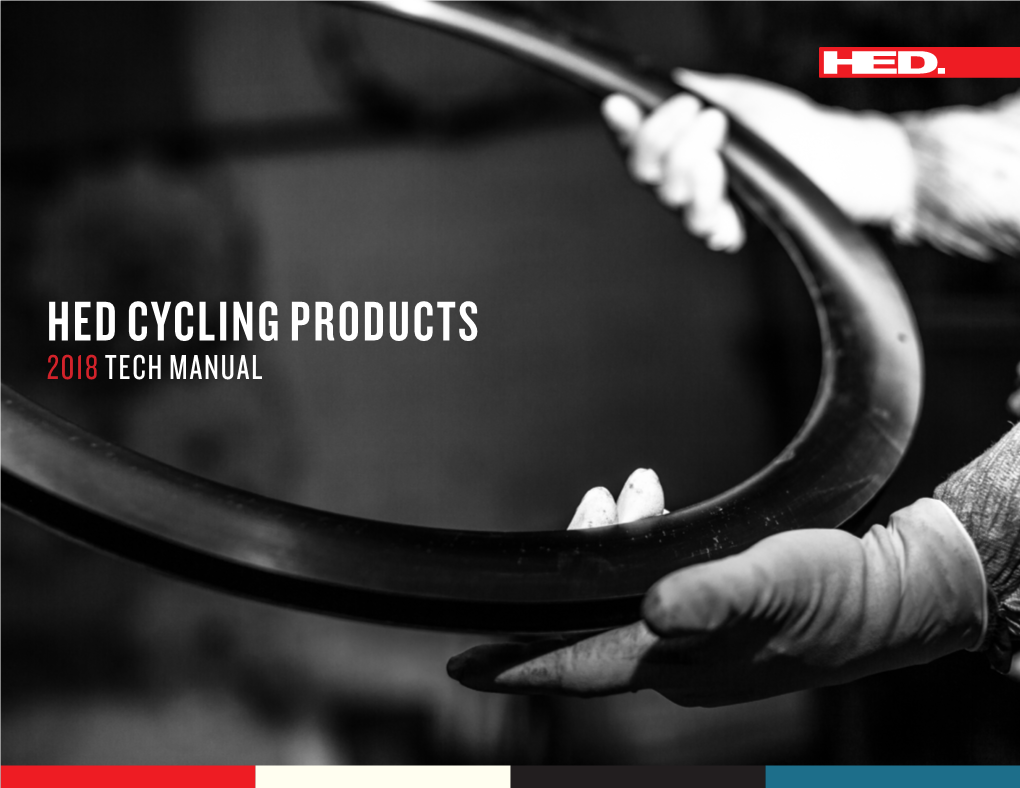 Hed Cycling Products 2018 Tech Manual